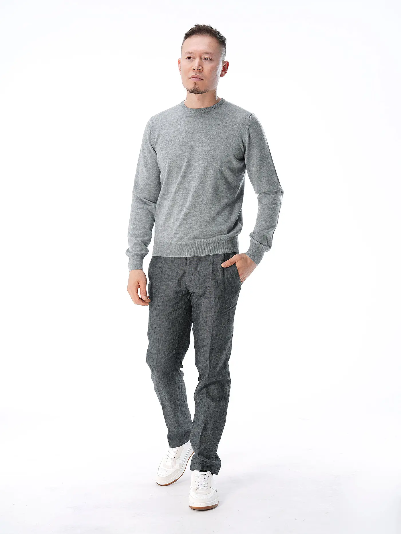 GRAN SASSO | Pullover | hellgrau